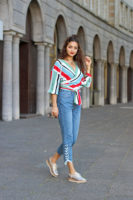 wrap shirt zara