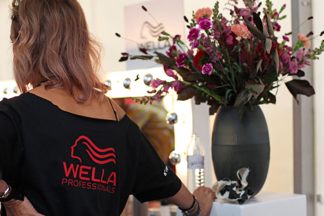 Backstage with Wella Professionals at Berlin Fashion Week