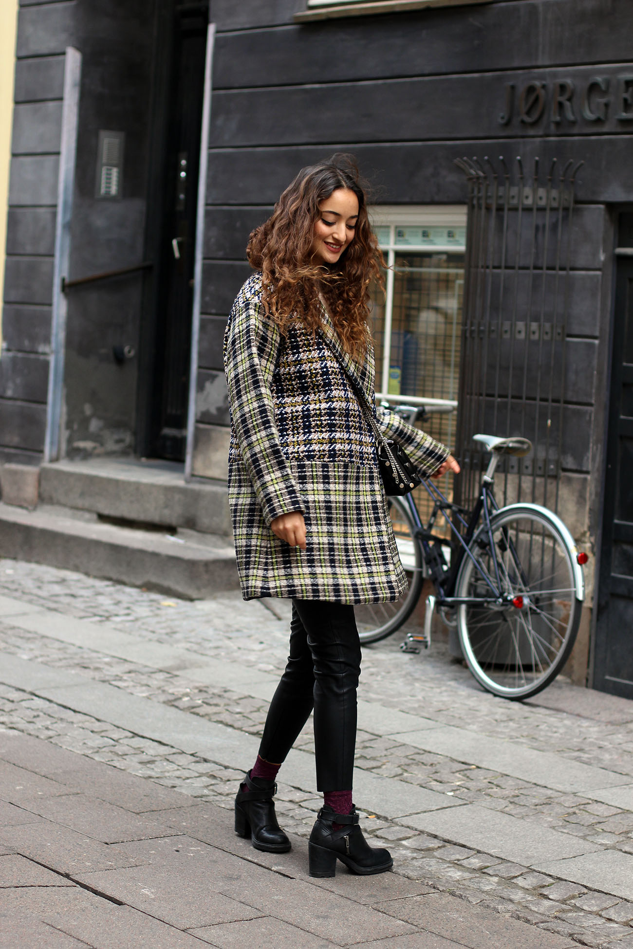 Plaid Coat Autumn